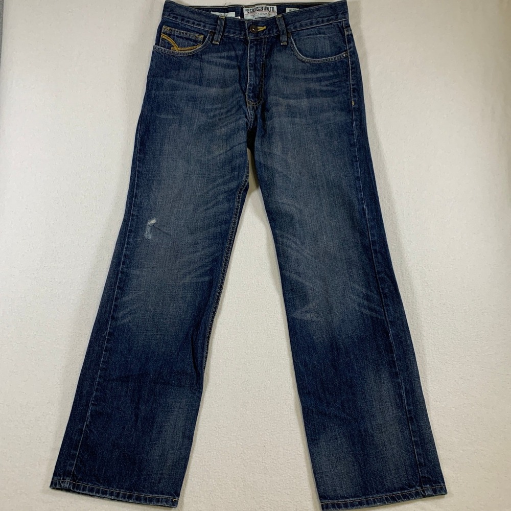Ecko Unltd "Hang Em High" Jeans Men's 30x31 Straight Relaxed Fit Dark Wash